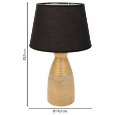 Lampada da tavolo Alexandra House Living Oro Ceramica 14 x 35 x 14 cm    