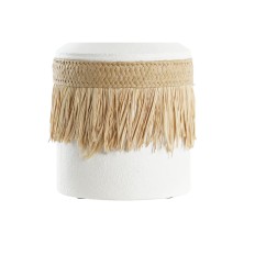 Vaso DKD Home Decor Bianco Naturale Metallo 20 x 16 x 40 cm    