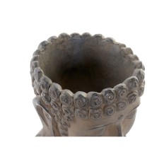 Vaso DKD Home Decor 26 x 25 x 30 cm Fibra di Vetro Buddha    