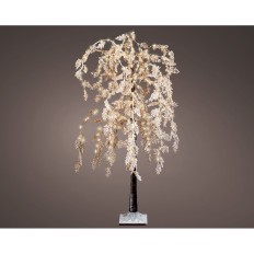 Albero di Natale Lumineo Nevoso Salice Ø 70 x 180 cm MicroLED    