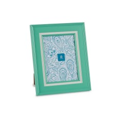 Cornice Portafoto Cristallo Verde Plastica (23 x 28 x 2 cm) (6 Unità)    