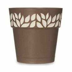 Vaso Autoirrigante Stefanplast Cloe Marrone Plastica 15 x 15 x 15 cm (12 Unità)    