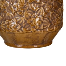 Vaso 20,5 x 20,5 x 26,5 cm Ceramica Marrone    