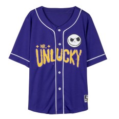 Maglia Sportiva a Maniche Corte The Nightmare Before Christmas Baseball Unisex Taglia  L 