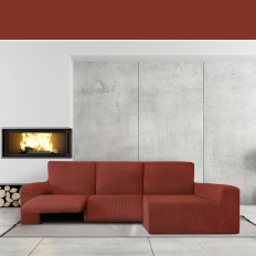 Rivestimento per chaise longue braccio lungo destro Eysa JAZ Rosso Scuro 180 x 120 x 360 cm    