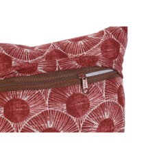 Cuscino Home ESPRIT Rosso Verde Corallo 30 x 10 x 20 cm (3 Unità)    