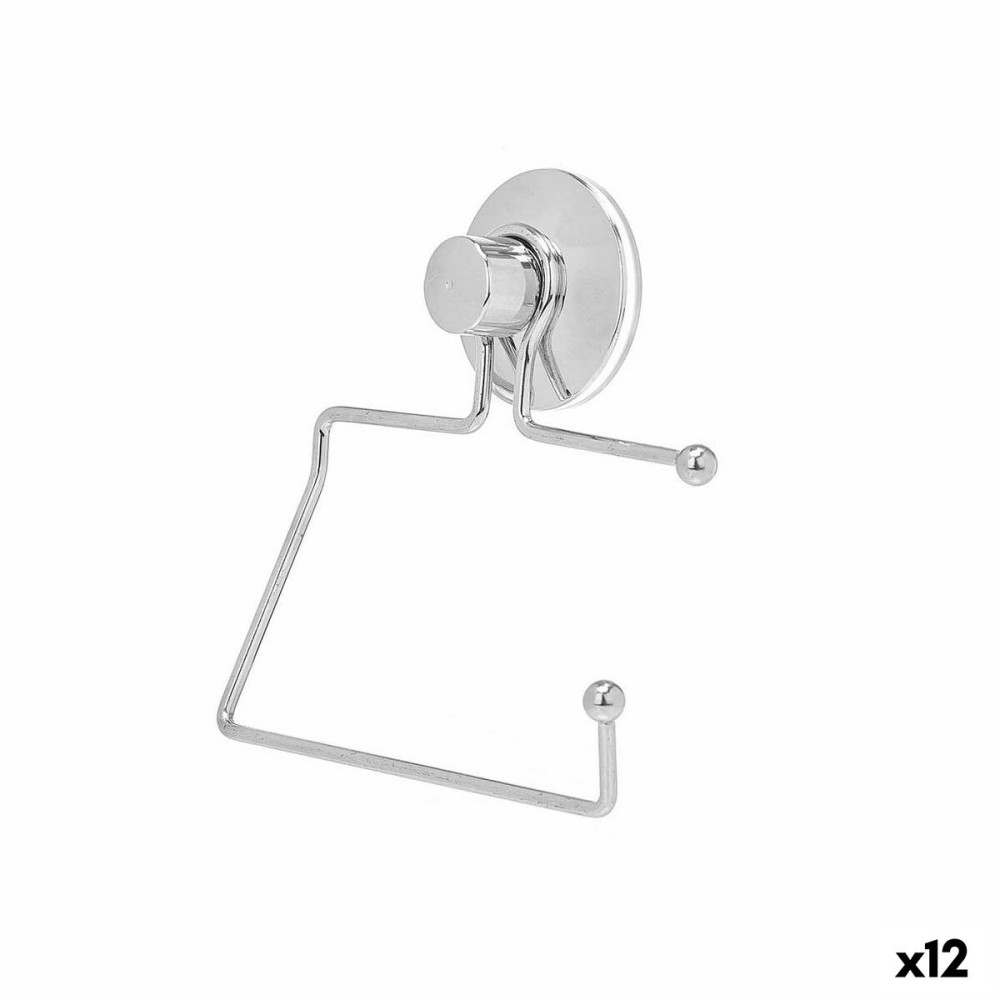 Portarotolo di Carta Igienica Acciaio ABS 12 x 14 x 3,5 cm (12 Unità)    