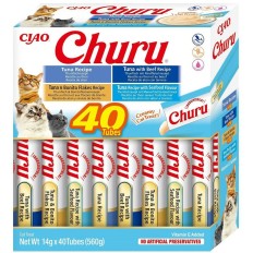 Spuntino per Cat Inaba Churu Variety box Tuna Pesce    