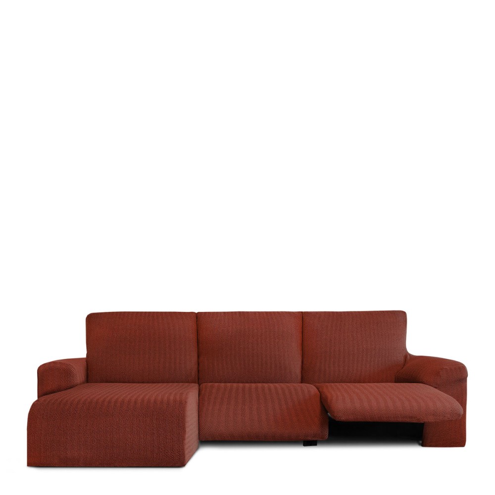 Rivestimento per chaise longue a braccio corto sinistra Eysa JAZ Rosso Scuro 120 x 120 x 360 cm    