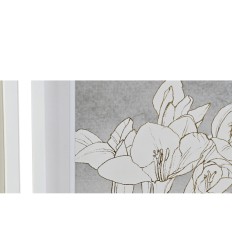 Quadro DKD Home Decor 55 x 2,5 x 70 cm Fiori Romantico (4 Pezzi)    