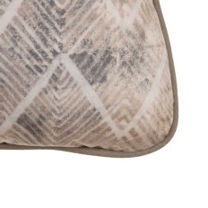 Cuscino Beige Geometrico 45 x 45 cm Quadrato    