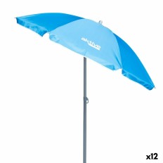 Ombrellone Aktive UV50 Ø 180 cm Azzurro Poliestere Alluminio 180 x 187,5 x 180 cm (12 Unità)    