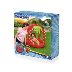 Bestway Piscina Gonfiabile per Bambini con Tetto Pavimento Imbottito 91x91x91 cm +2 Anni Giardino 52387    