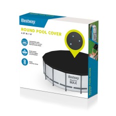 Copertura per piscina Bestway Nero Ø 427 cm    