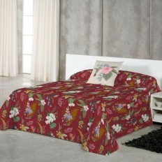 Foulard Multiuso Icehome Botanical Dimensione  Letto da 150 (240 x 270 cm) 