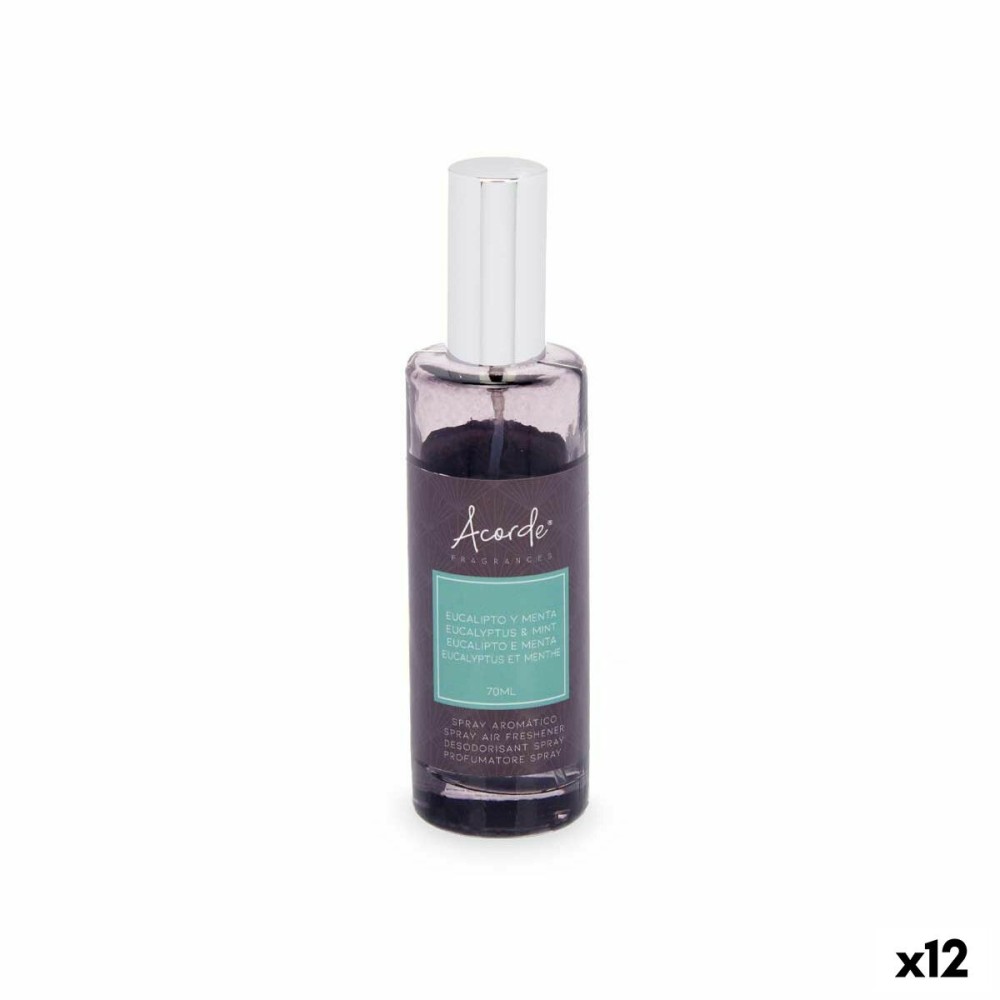 Diffusore Spray Per Ambienti Eucalipto Menta 70 ml (12 Unità)    