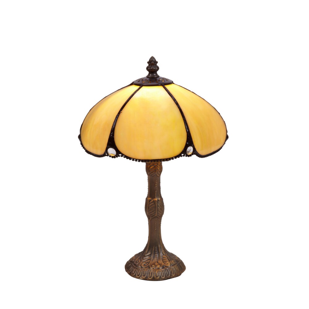 Lampada da tavolo Viro Virginia Beige Zinco 60 W 30 x 50 x 30 cm    