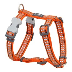 Imbracatura per Cani Red Dingo Arancio Osso Riflettente 37-61 cm    