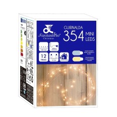 Striscia di luci LED Multicolore 6 W Natale 6,5 m    