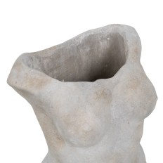 Vaso Grigio Cemento Busto 19 x 13,5 x 27 cm    