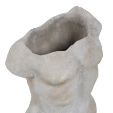 Vaso Grigio Cemento Busto 20,5 x 13 x 29 cm    