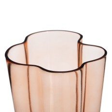 Vaso Marrone Cristallo 15,5 x 15 x 30 cm    