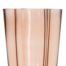 Vaso Marrone Cristallo 15,5 x 15 x 30 cm    