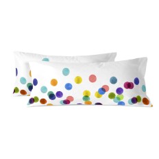 Federa HappyFriday Confetti Multicolore 45 x 110 cm (2 Unità)    