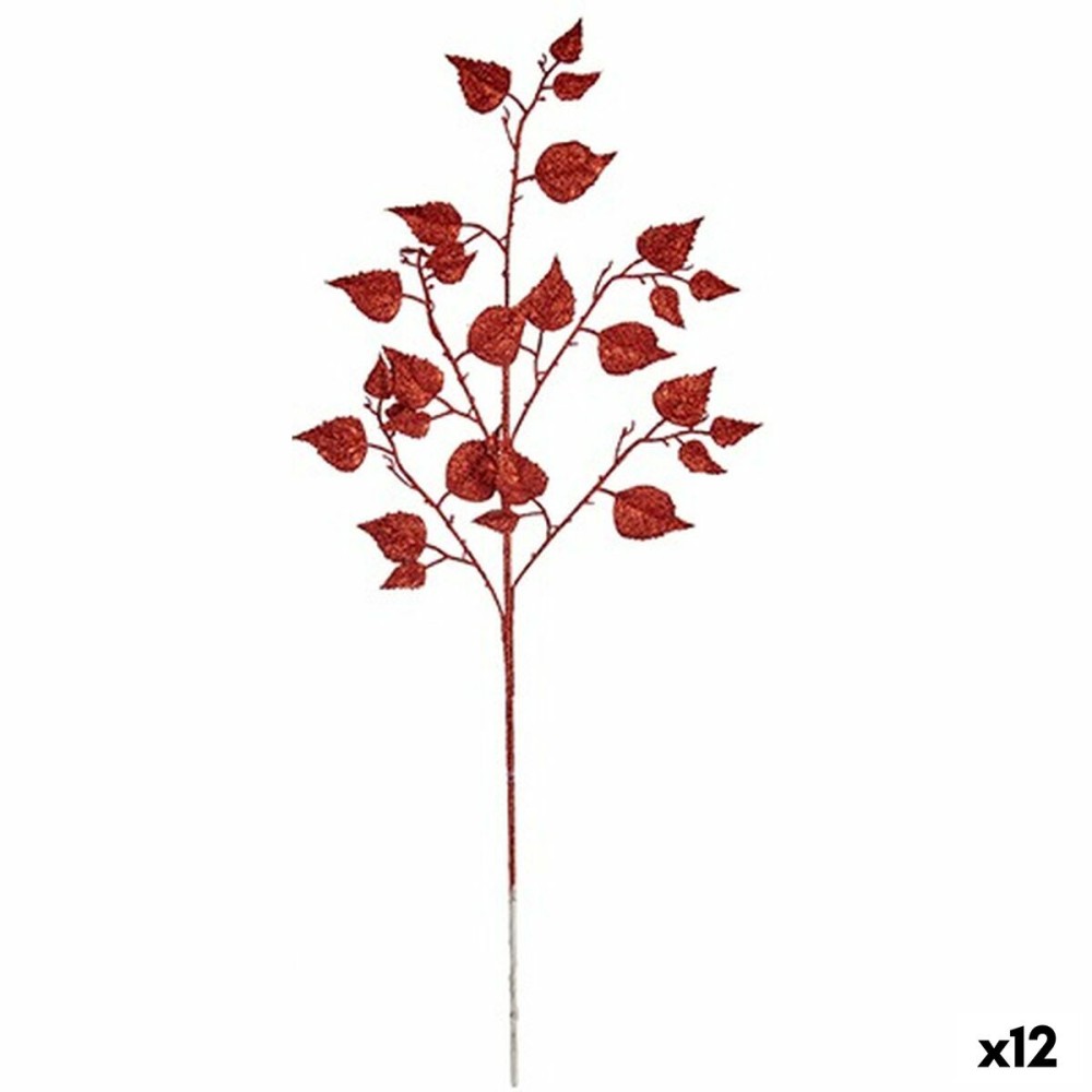 Ramo Porporina Rosso Plastica 42 x 73 x 3,5 cm (12 Unità)    