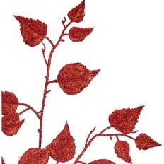 Ramo Porporina Rosso Plastica 42 x 73 x 3,5 cm (12 Unità)    