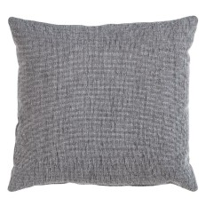 Cuscino Poliestere Cotone Grigio 45 x 45 cm    