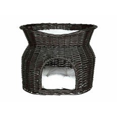 Letto per animali domestici Trixie 2872 Nero Cotone vimini    