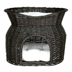 Letto per animali domestici Trixie 2872 Nero Cotone vimini    