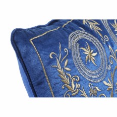 Cuscino DKD Home Decor 8424001850341 Azzurro Dorato 45 x 10 x 45 cm    