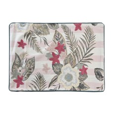 Fodera per cuscino DKD Home Decor 60 x 1 x 40 cm Rosa Verde Tropicale    