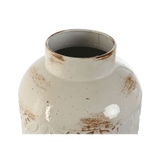 Vaso Home ESPRIT Bianco Metallo 15 x 15 x 36 cm    