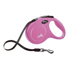 Guinzaglio per Cani Flexi NEW CLASSIC 5m Rosa Taglia M    