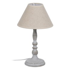 Lampada da tavolo Beige Grigio 60 W 220-240 V 20 x 20 x 34 cm    