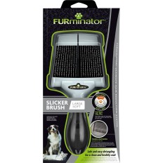 Spazzola per Cani Furminator Soft Grande Nero Multicolore    