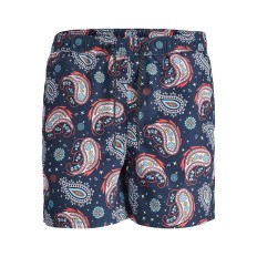 Costume da Bagno Bambino Jack & Jones  PAISLEY 12234512 Blu Marino Taglia  S 