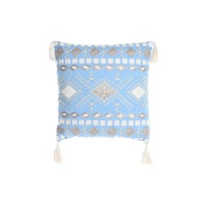 Cuscino DKD Home Decor Azzurro Bianco 40 x 15 x 40 cm    