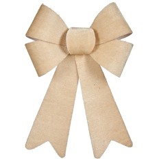 Fiocco Decorazione Natalizia Beige PVC 16 x 24 x 4 cm (12 Unità)    