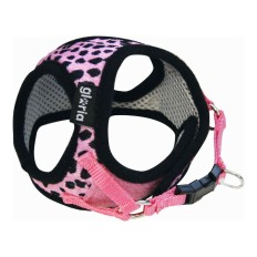 Imbracatura per Cani Gloria Leopardo 33-44 cm Rosa Taglia L    