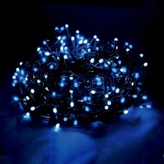 Ghirlanda di Luci LED 5 m Azzurro Bianco 3,6 W Natale    