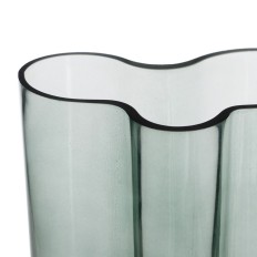 Vaso Azzurro Cristallo 15 x 9 x 20,5 cm    