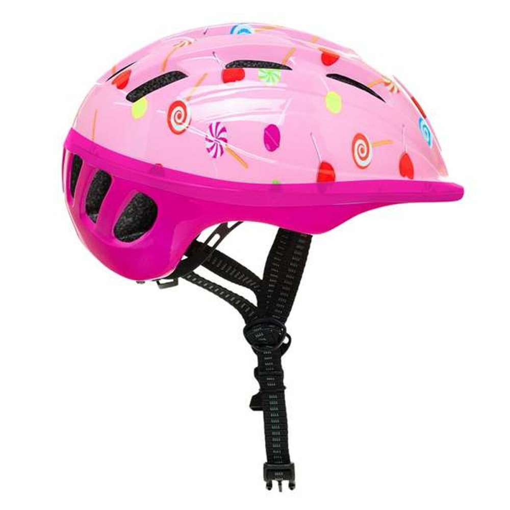 Casco da Ciclismo per Bambini Moltó Rosa 48-53 cm    