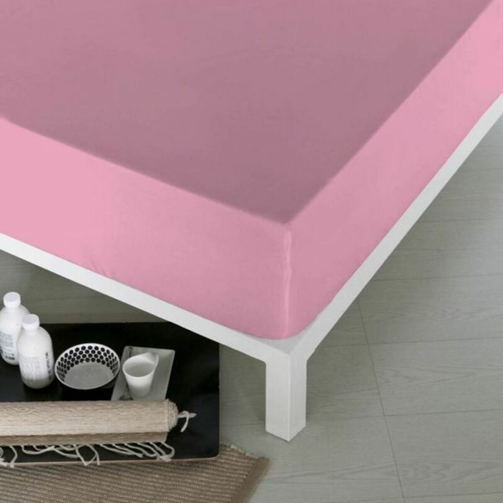 Lenzuolo con angoli aderenti Naturals Rosa Dimensione  Letto da 100 (100 x 200 cm) 