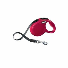 Guinzaglio per Cani Flexi New Classic 5m Rosso Taglia S    