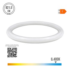 Tubo LED EDM Circolare G10Q F 15 W 1500 lm (6400 K)    