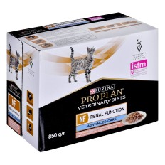 Cibo per gatti Purina Feline Veterinary Diets NF Renal Function Salmone 10 x 85 g    